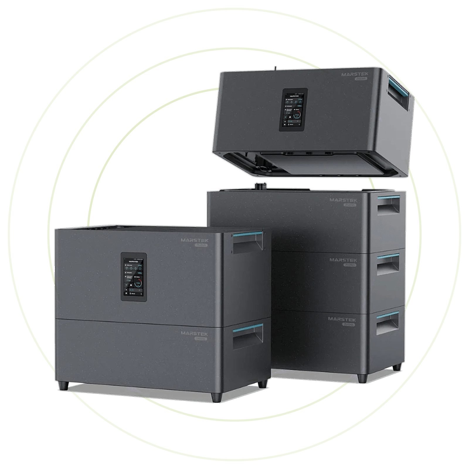 Sicatron 2000W Balkonkraftwerk - 4x 500 Watt - Marstek Jupiter C plus & Erweiterungsbatterie 5,12 kwh InFranken Deal