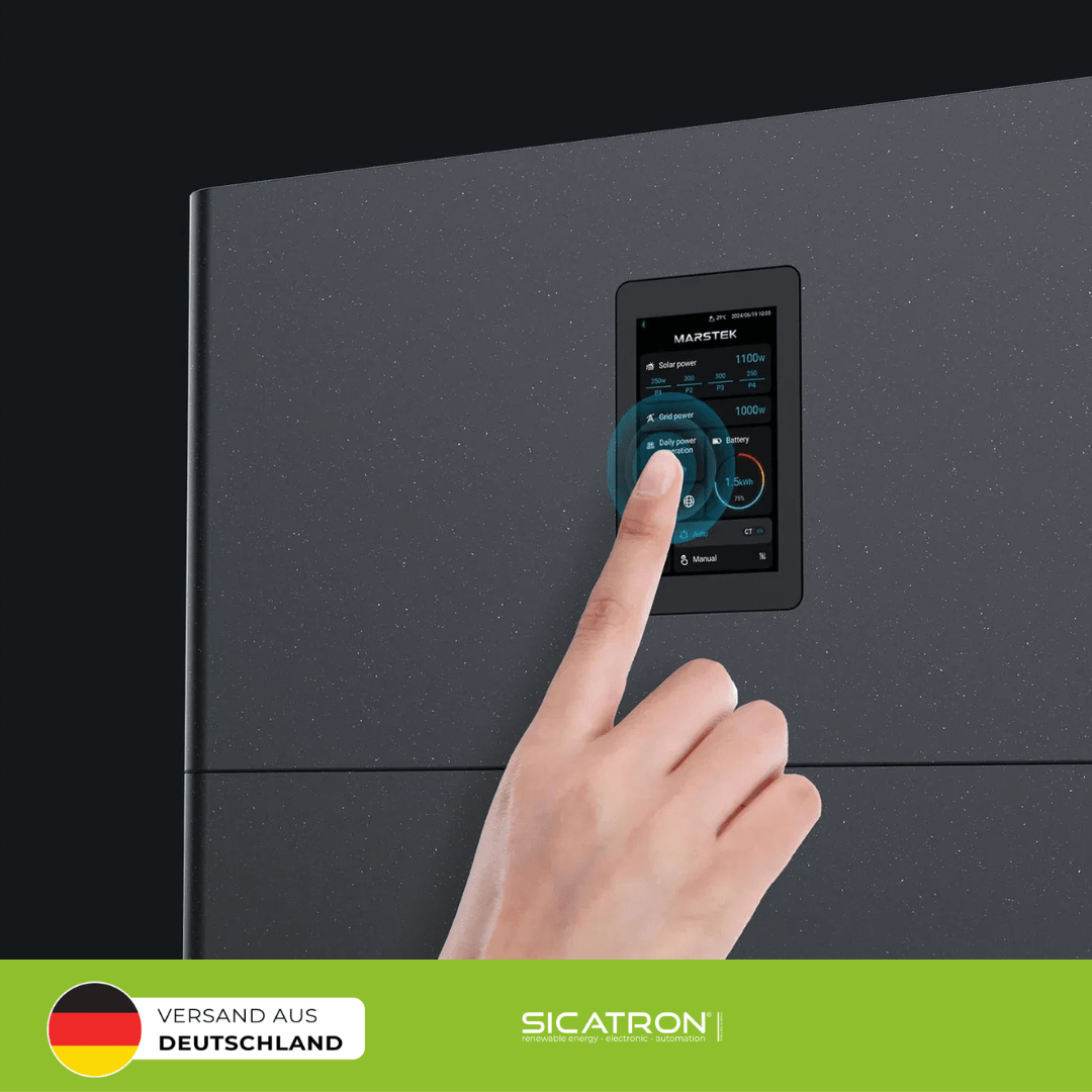 Marstek 5,12kWh Speicher JUPITER-C Plus 2,56 kWh Speicher und 2,56kWh Erweiterungsspeicher für Balkonkraftwerke
