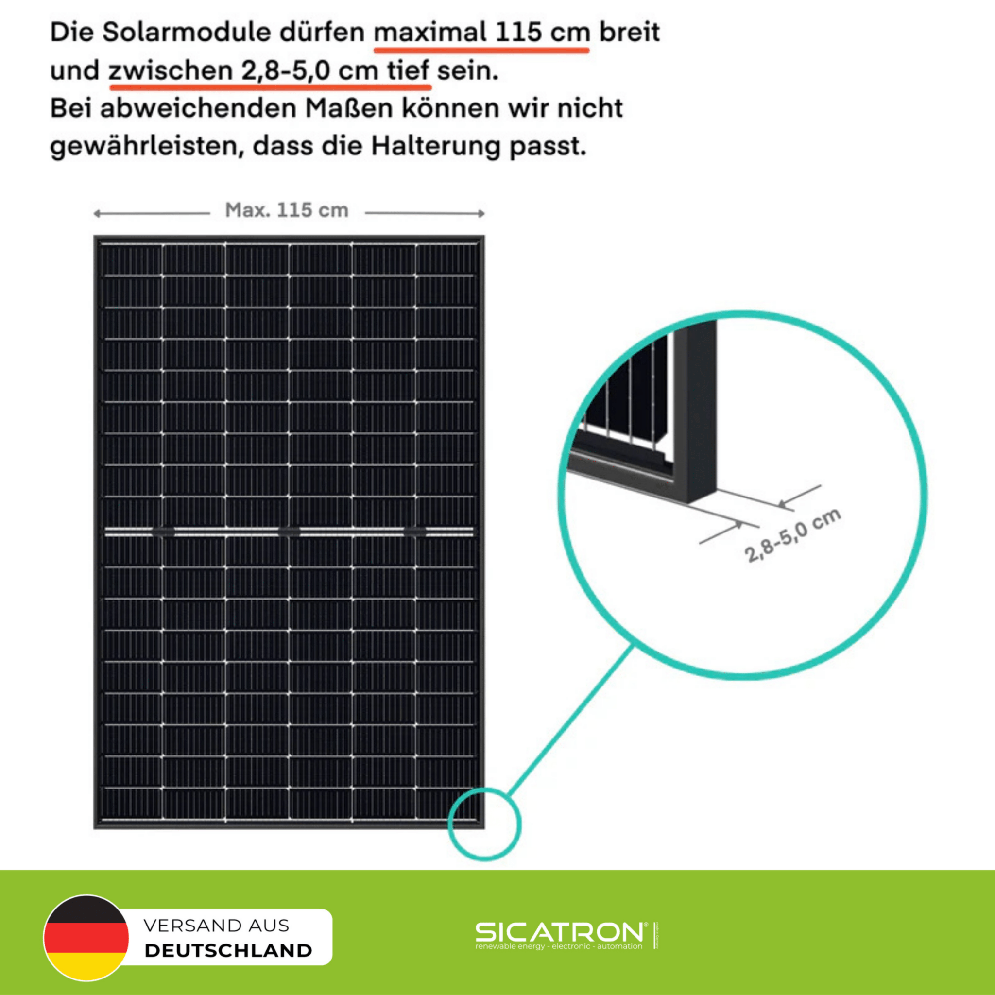 Sicatron 2000 W Balkonkraftwerk - 4x Jolywood 500W Bifazial - Anker Solix E1600 Pro