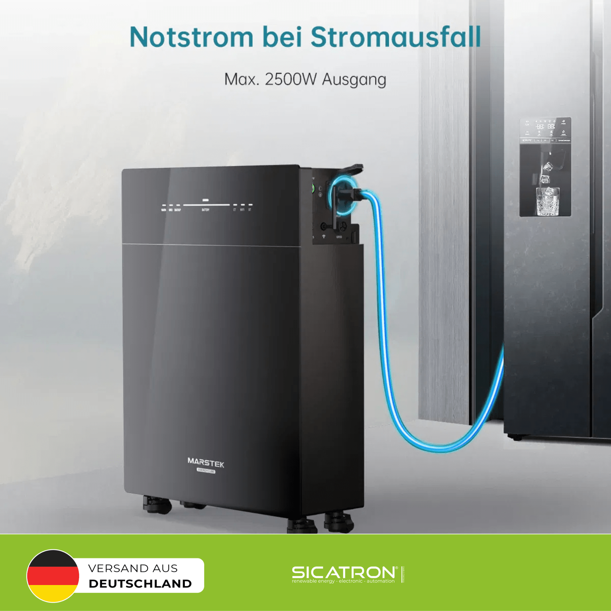 Marstek Venus-C Speicher für Balkonkraftwerke 2,56 kWh