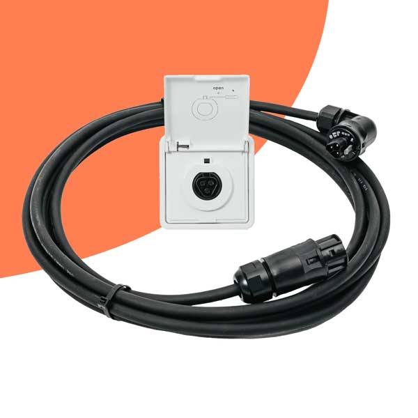 Anschlusskabel mit Wieland Stecker und Steckdose