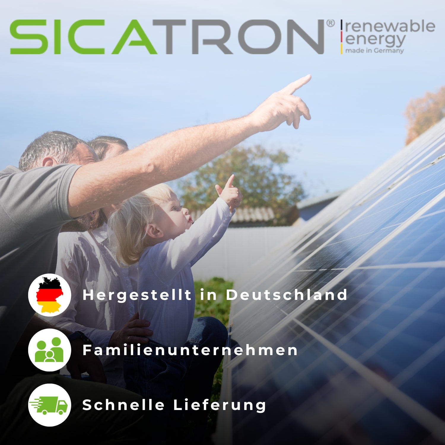 Sicatron 2000W Balkonkraftwerk - 4x Jolywood 500W Bifazial - Jupiter-C Speicher 2560Wh mit CT002 Smart Meter