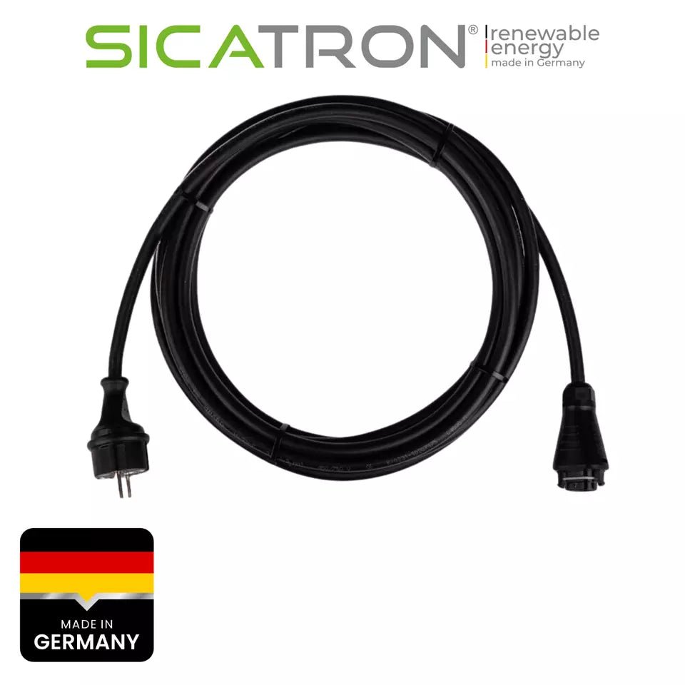 Sicatron 2000W Balkonkraftwerk - 4x Jolywood - HMS-1600-4T - Hoymiles MS-A2 Speicher