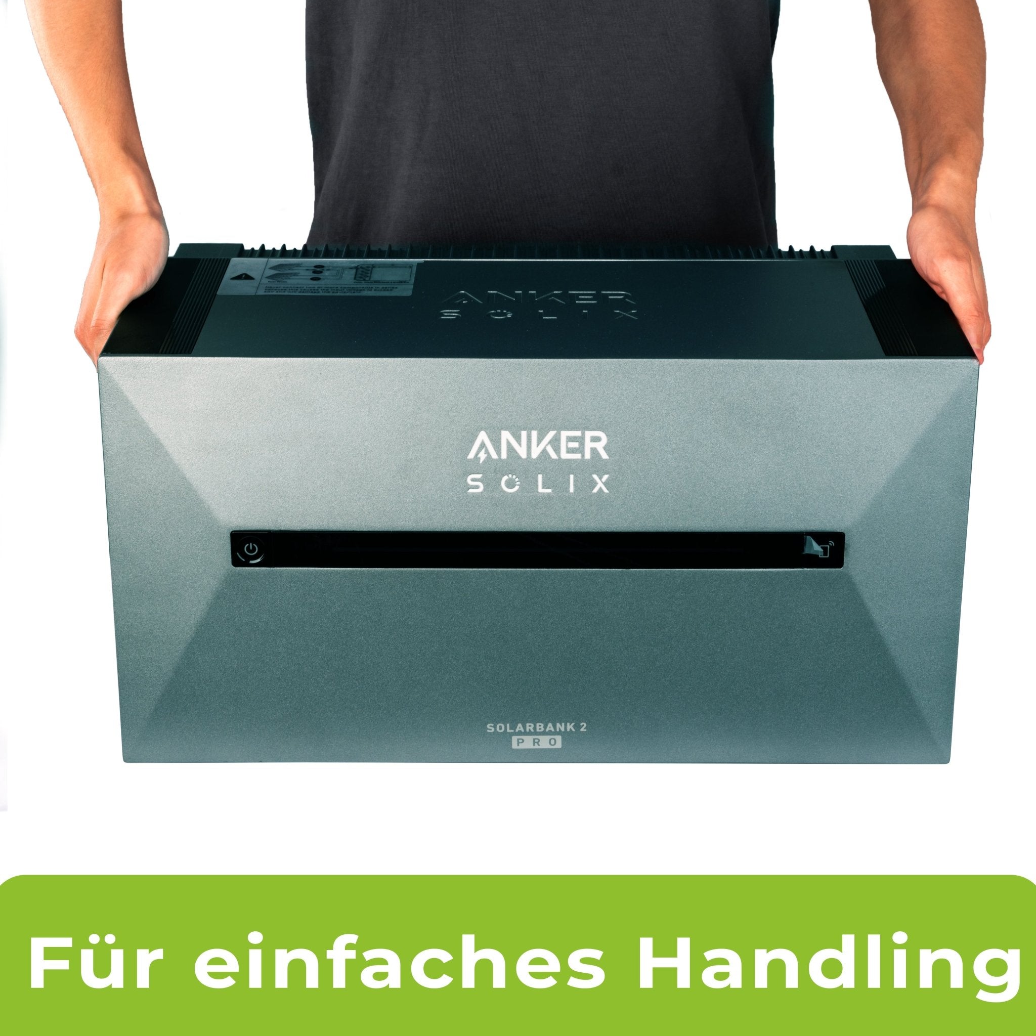 Sicatron 2000 W Balkonkraftwerk - 4x Jolywood 500W Bifazial - Anker Solix E1600 Pro