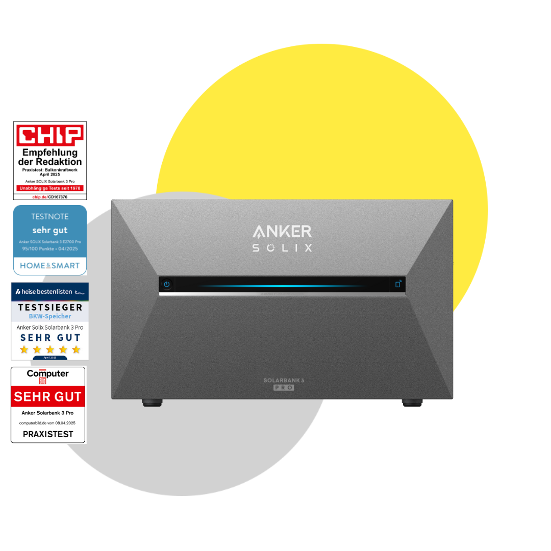 Anker SOLIX Solarbank 3 E2700 Pro - kostenloser Smart Meter