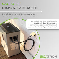 Anschlusskabel Balkonkraftwerk HMS BC05 auf Schuko Solar Wechselrichter 3-20M