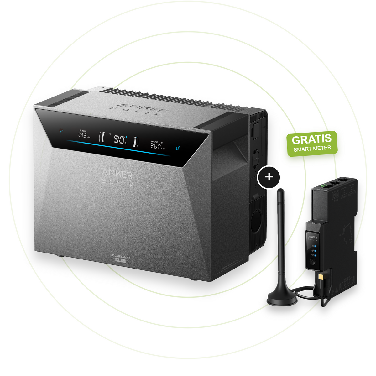 Anker SOLIX Solarbank 4 E5000 Pro 5000Wh All-in-One Speicher m.Display